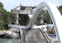 Publican el informe oficial sobre el colapso del puente Nanfang’ao en Taiwán